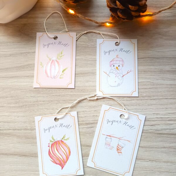 Jour de neige | Etiquettes cadeaux